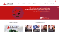 Desktop Screenshot of libertas-mg.com.br